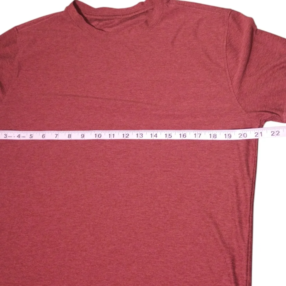 Vuori Heather Red Crew Neck Short‎ Sleeve Tee